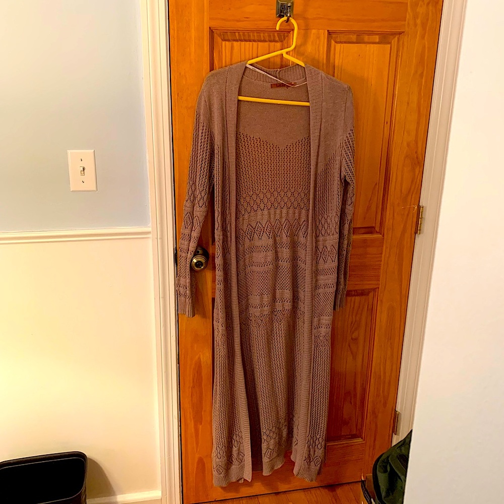 Cardigan floor length